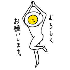 [LINEスタンプ] Mr.フライエッグの愉快なスタンプの画像（メイン）