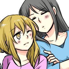 [LINEスタンプ] 社会人百合