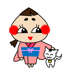 [LINEスタンプ] 着物のまきちゃん