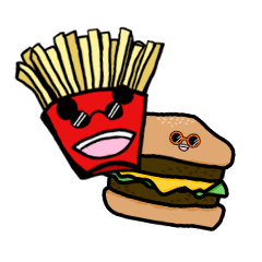 [LINEスタンプ] キュートでジャンクなハイカロリースタンプ