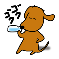[LINEスタンプ] ダックス犬・タロ3
