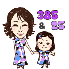 [LINEスタンプ] 385＆25