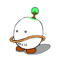 [LINEスタンプ] みんなのオアシスくん