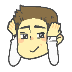 [LINEスタンプ] まゆげ男子