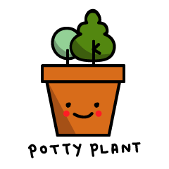 [LINEスタンプ] Potty The Plant - Part I