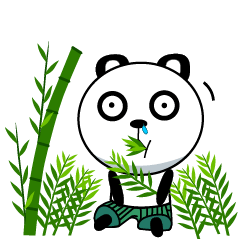 [LINEスタンプ] Panda Badly Creature