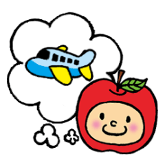 [LINEスタンプ] リンゴだらけ