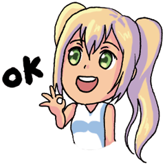 [LINEスタンプ] HARUNA