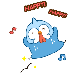 [LINEスタンプ] Guineafowl