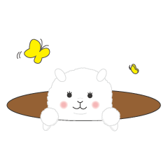 [LINEスタンプ] ゆるふわアルパカ