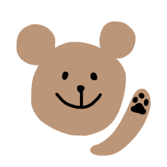 [LINEスタンプ] 茶色な、くまさん◎