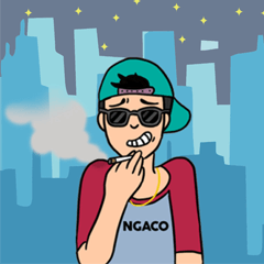 [LINEスタンプ] Si Ngaco