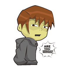 [LINEスタンプ] Jaden The Cool Boy
