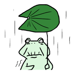 [LINEスタンプ] かえるのばあさんと友達