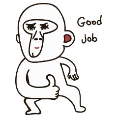 [LINEスタンプ] BYE-CA-MONKEY