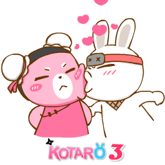[LINEスタンプ] Kotaro Rabbit ninja 3