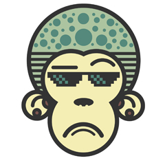 [LINEスタンプ] Dr.Monkey Face