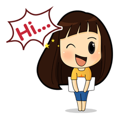 [LINEスタンプ] DeDe Girl