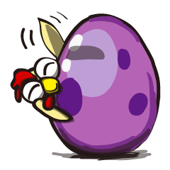 [LINEスタンプ] Dang Dang and Eggy's Friendship