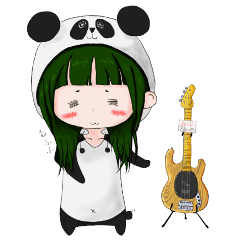 [LINEスタンプ] 白黒熊さん