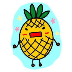 [LINEスタンプ] パイナップル君
