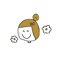 [LINEスタンプ] むぎちゃんの日常ことば。