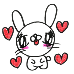 [LINEスタンプ] キュートなうさぎちゃん