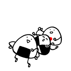 [LINEスタンプ] 帰ってきたおにぎり3兄弟