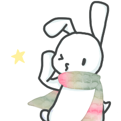 [LINEスタンプ] おへんじうささん