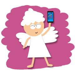 [LINEスタンプ] 天使の休日