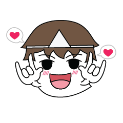 [LINEスタンプ] Kaito And Friend