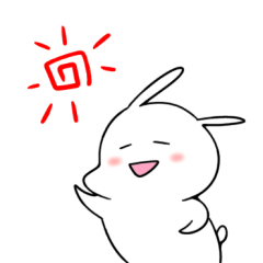 [LINEスタンプ] うさぎで日常