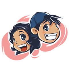 [LINEスタンプ] Gold Couple