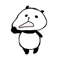 [LINEスタンプ] ゆるいぱんだくん
