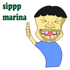 [LINEスタンプ] Marina Banjar