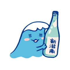 [LINEスタンプ] 日本酒キャラクター みなみん