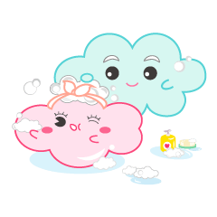 [LINEスタンプ] Two clouds II