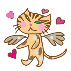 [LINEスタンプ] Cats flying in the Circus