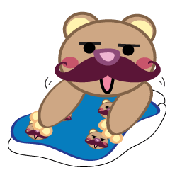 [LINEスタンプ] Xuan's Bear