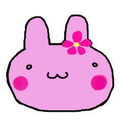 [LINEスタンプ] うさぽん。