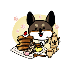 [LINEスタンプ] Mamechan and Fukuchan