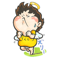 [LINEスタンプ] メタボ天使