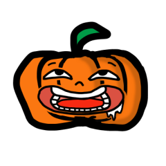 [LINEスタンプ] Mr.Pumpkin Head