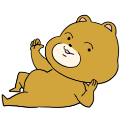 [LINEスタンプ] ぶさくま