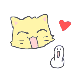 [LINEスタンプ] ねこ好きもっちー(あいさつ)