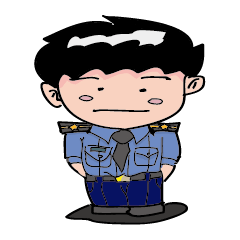 [LINEスタンプ] Coast Guard