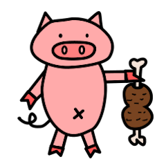[LINEスタンプ] ぶたぶたの夢