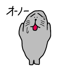 [LINEスタンプ] まゆアザラシ