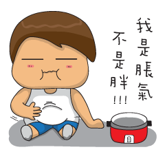 [LINEスタンプ] Childish Alan ＆ Native Mia