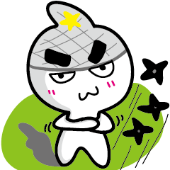 [LINEスタンプ] White elf3 Why are you doing